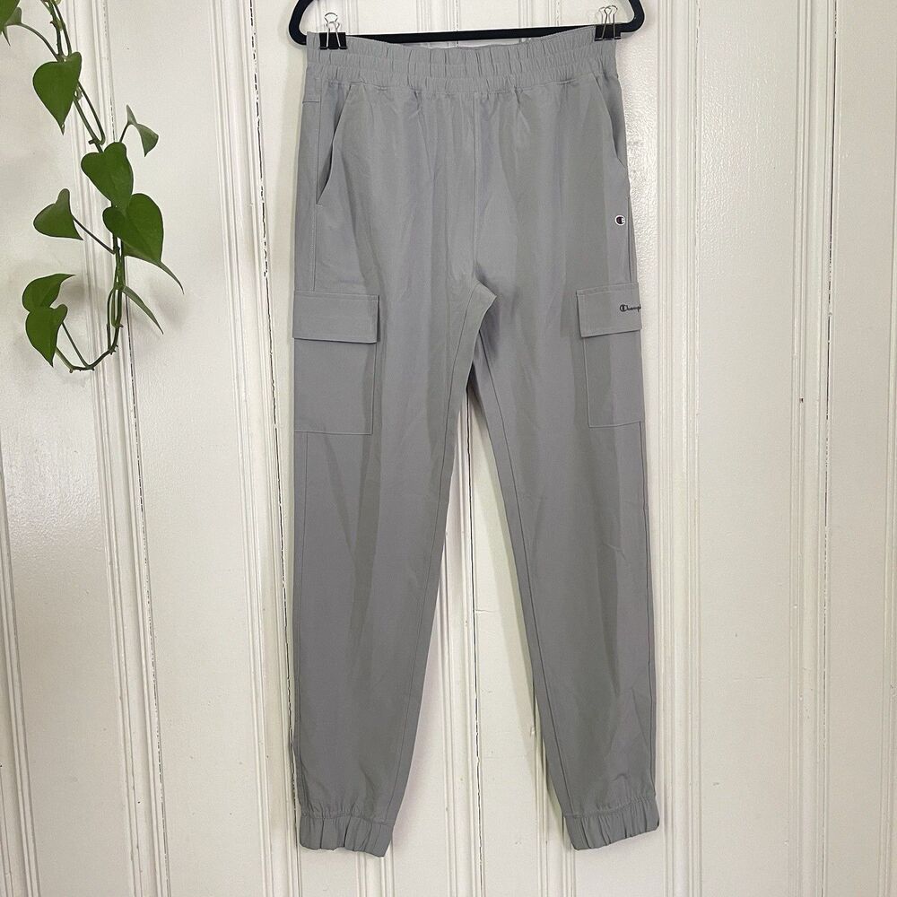 Champion Youth Gray Cargo 5-Pocket Athletic Activewear Track Pants Sz XL (18/20)